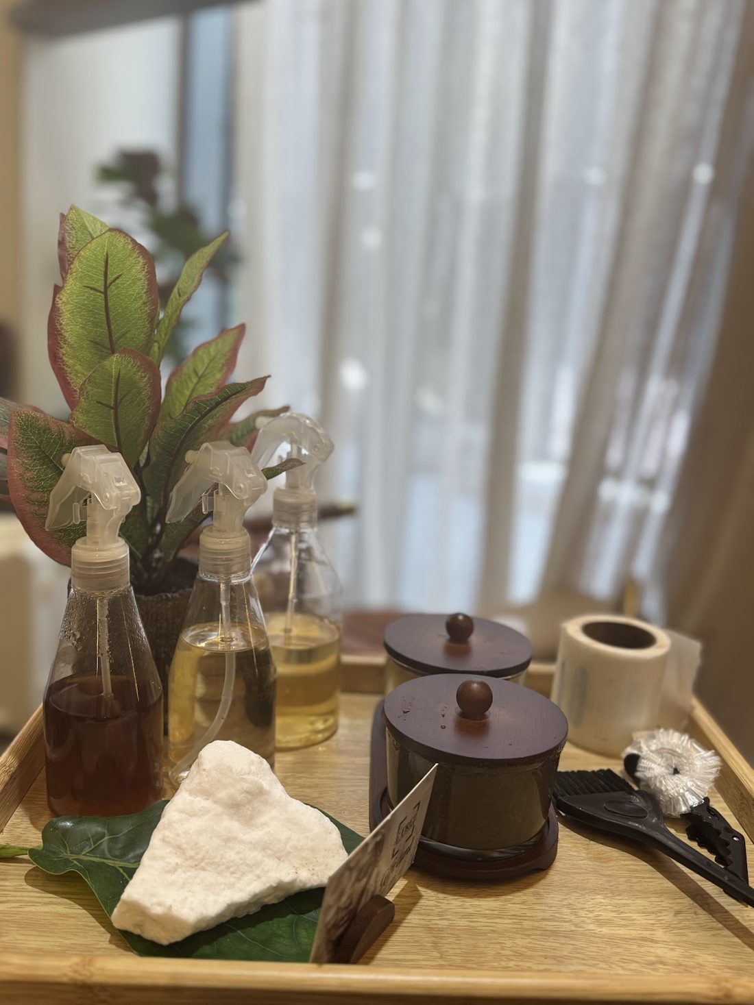 Moroccan bath set with oils and soap